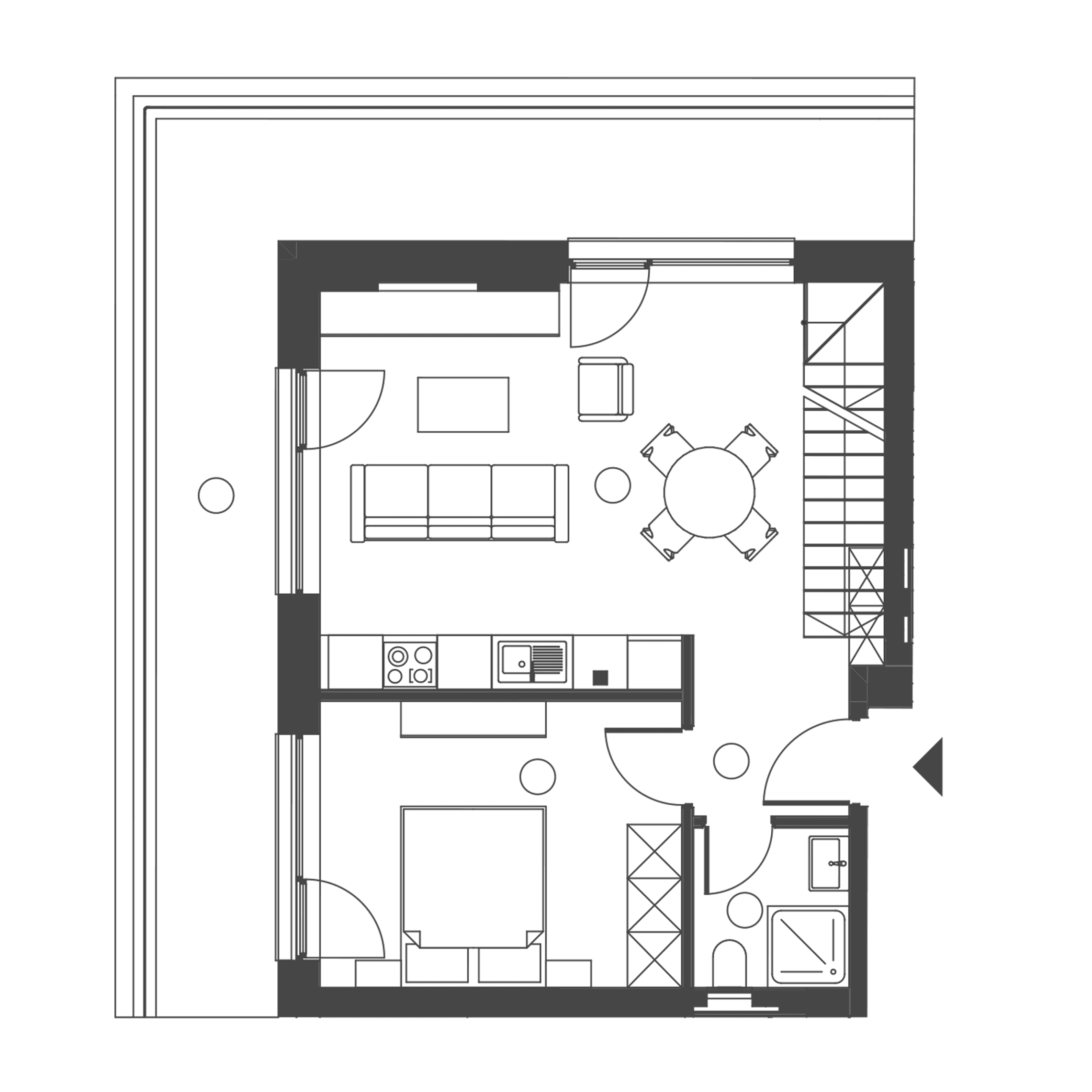 Plan apartament A.71