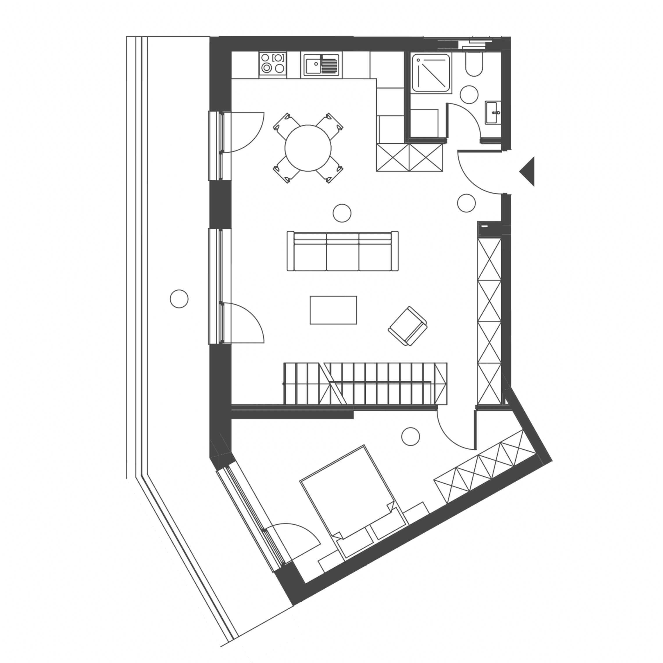 Plan apartament A.73