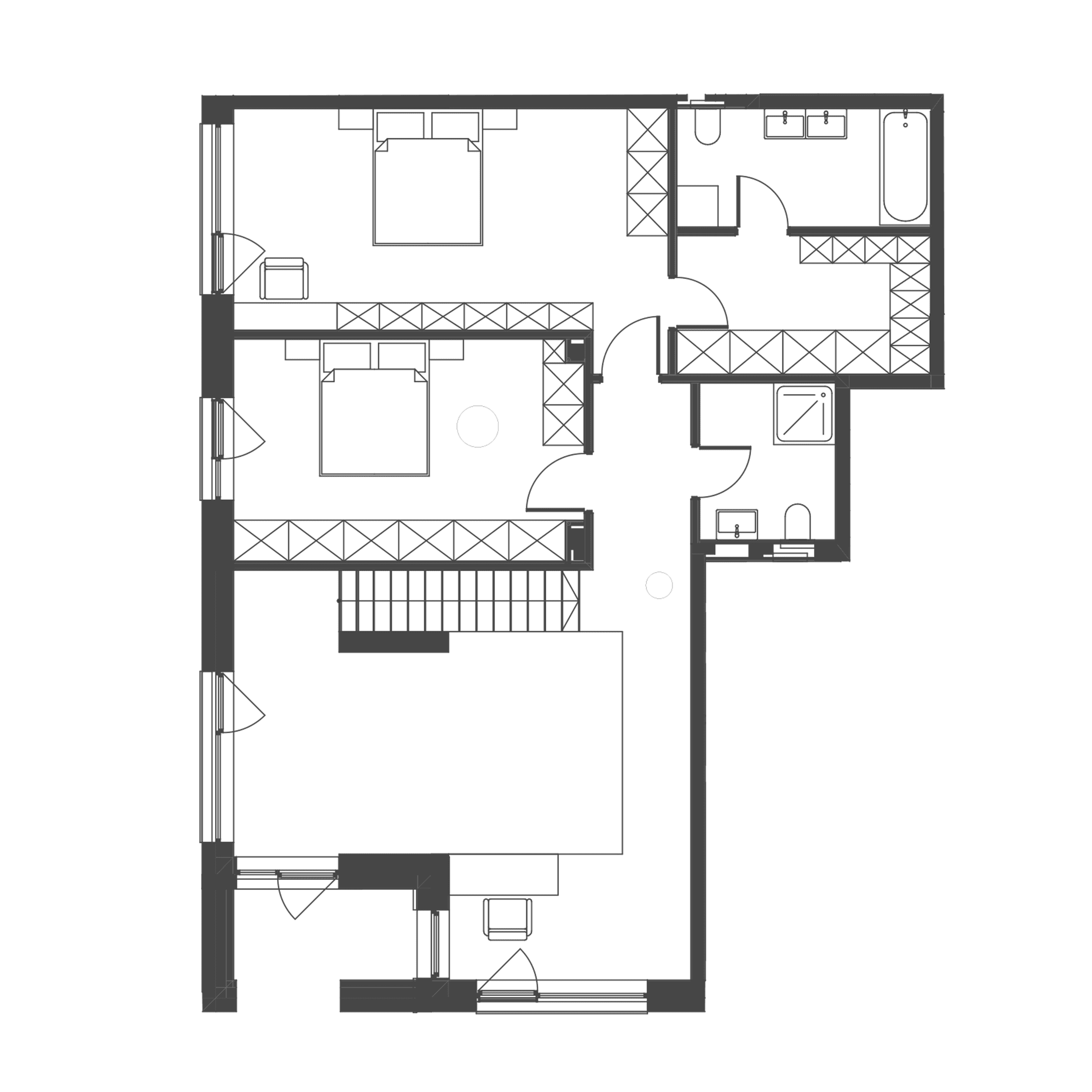 Plan apartament A.75