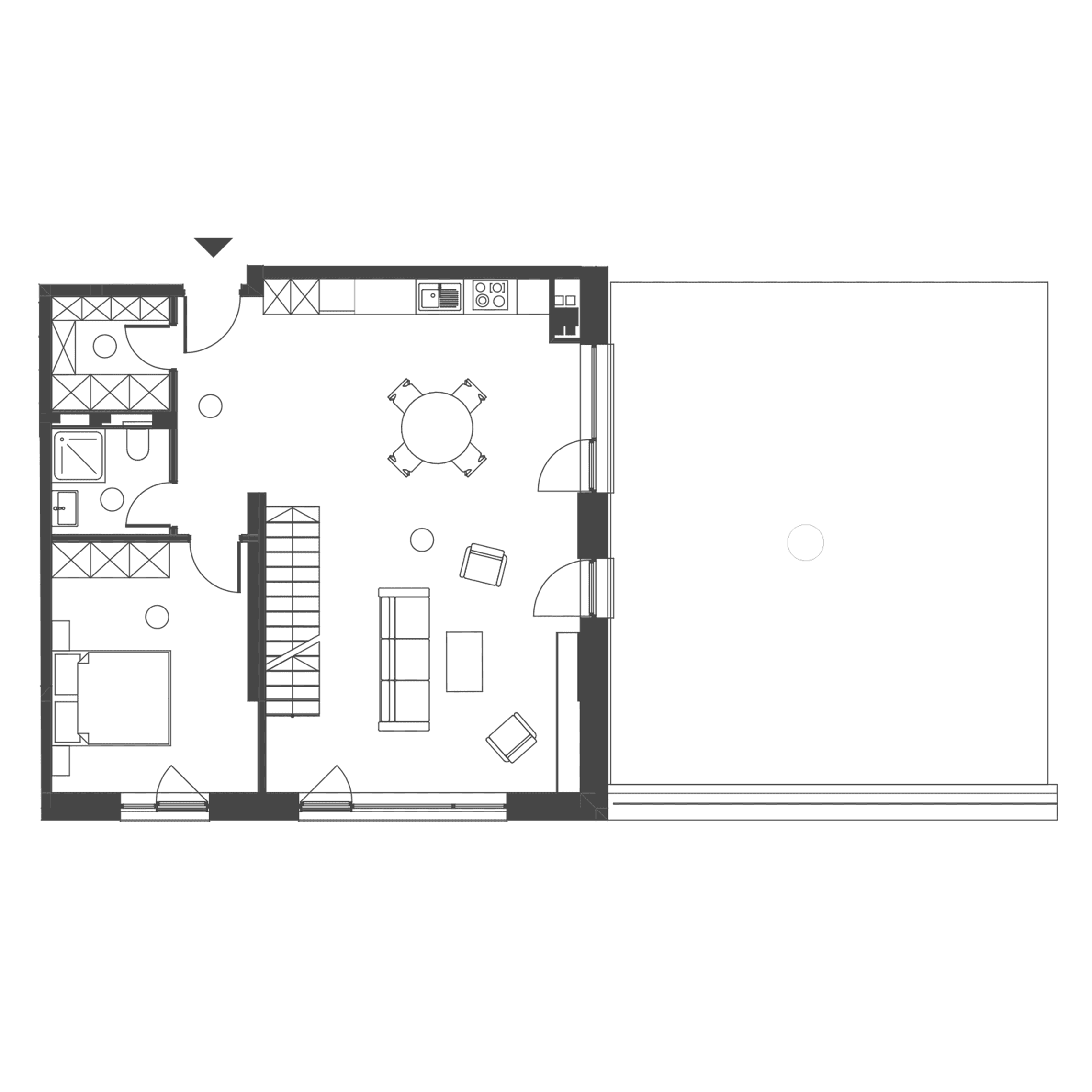 Plan apartament A.76