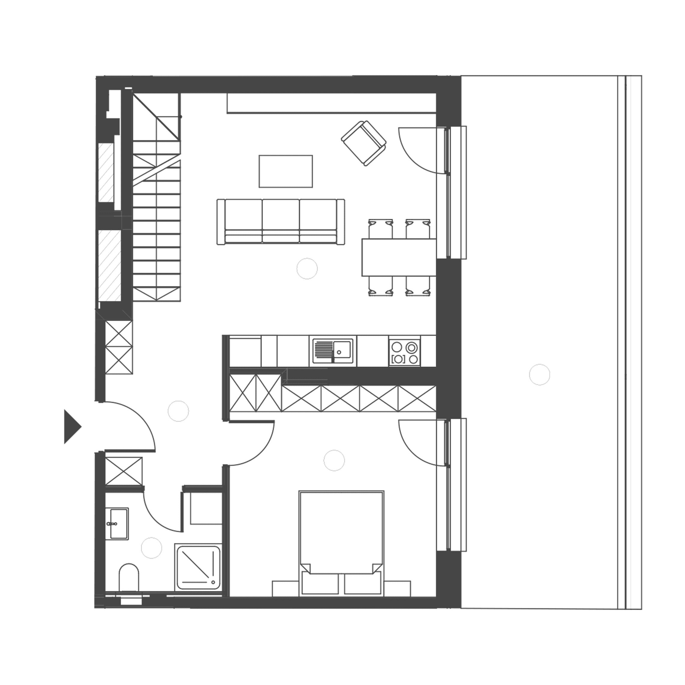 Plan apartament B.130