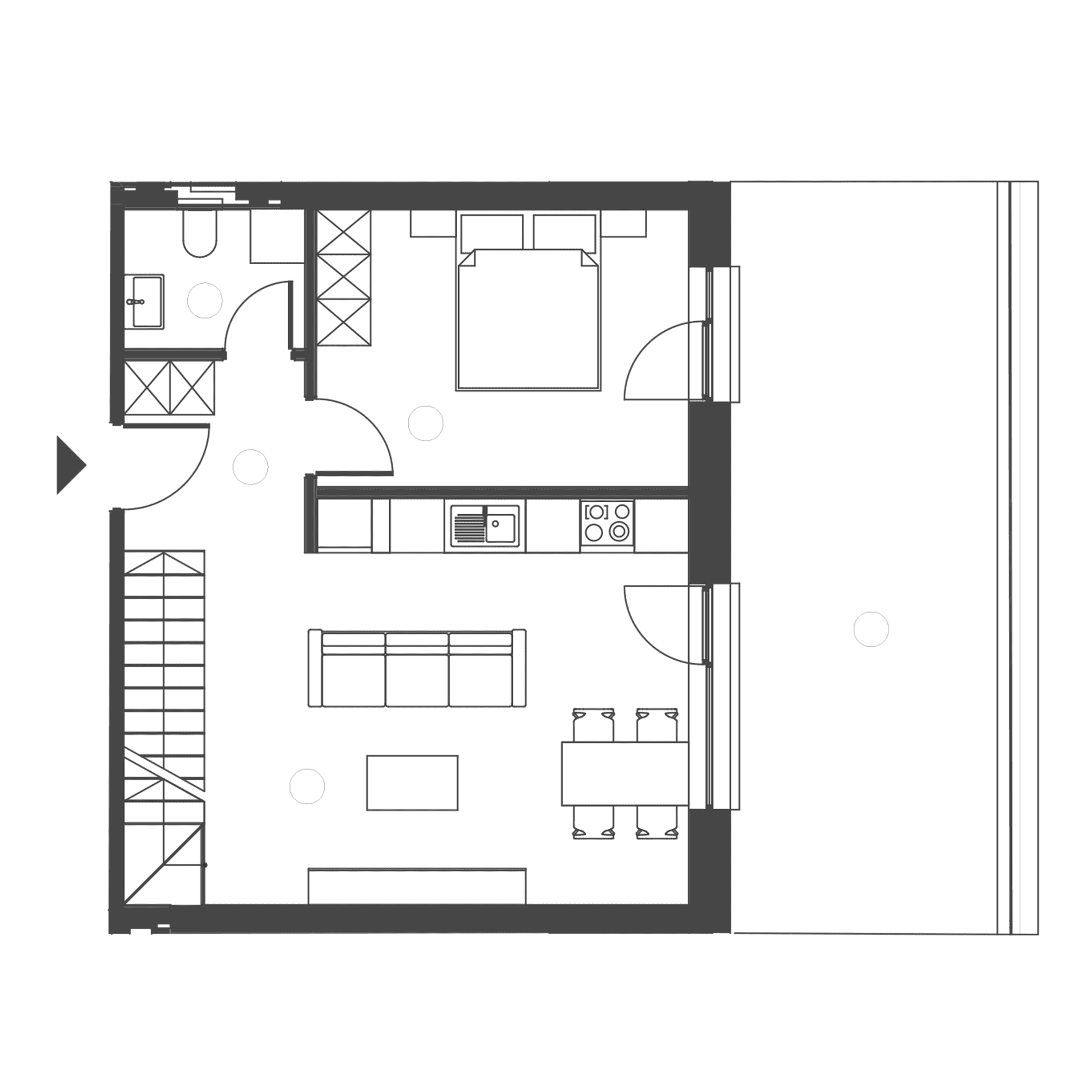Plan apartament B.131