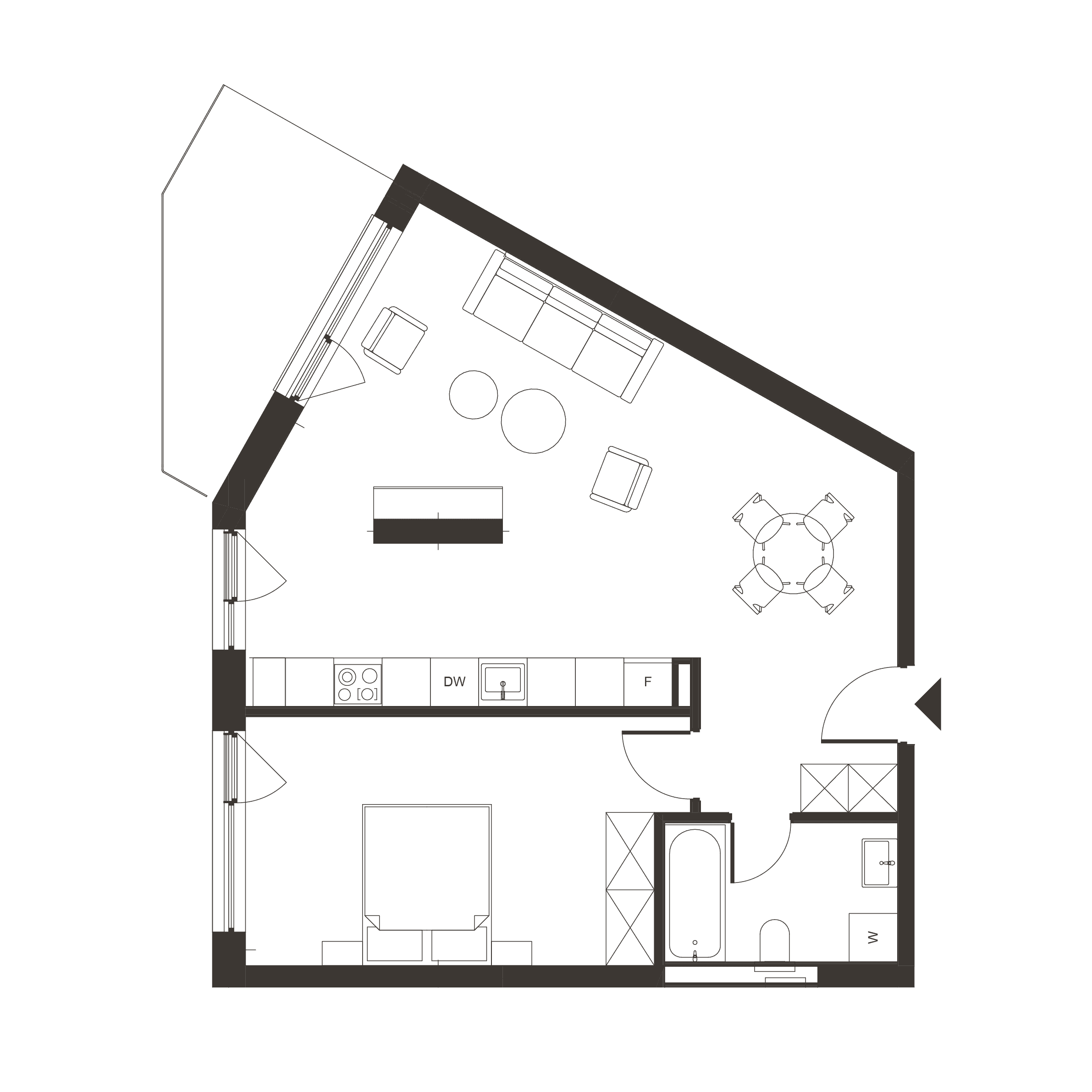 Plan apartament A.08