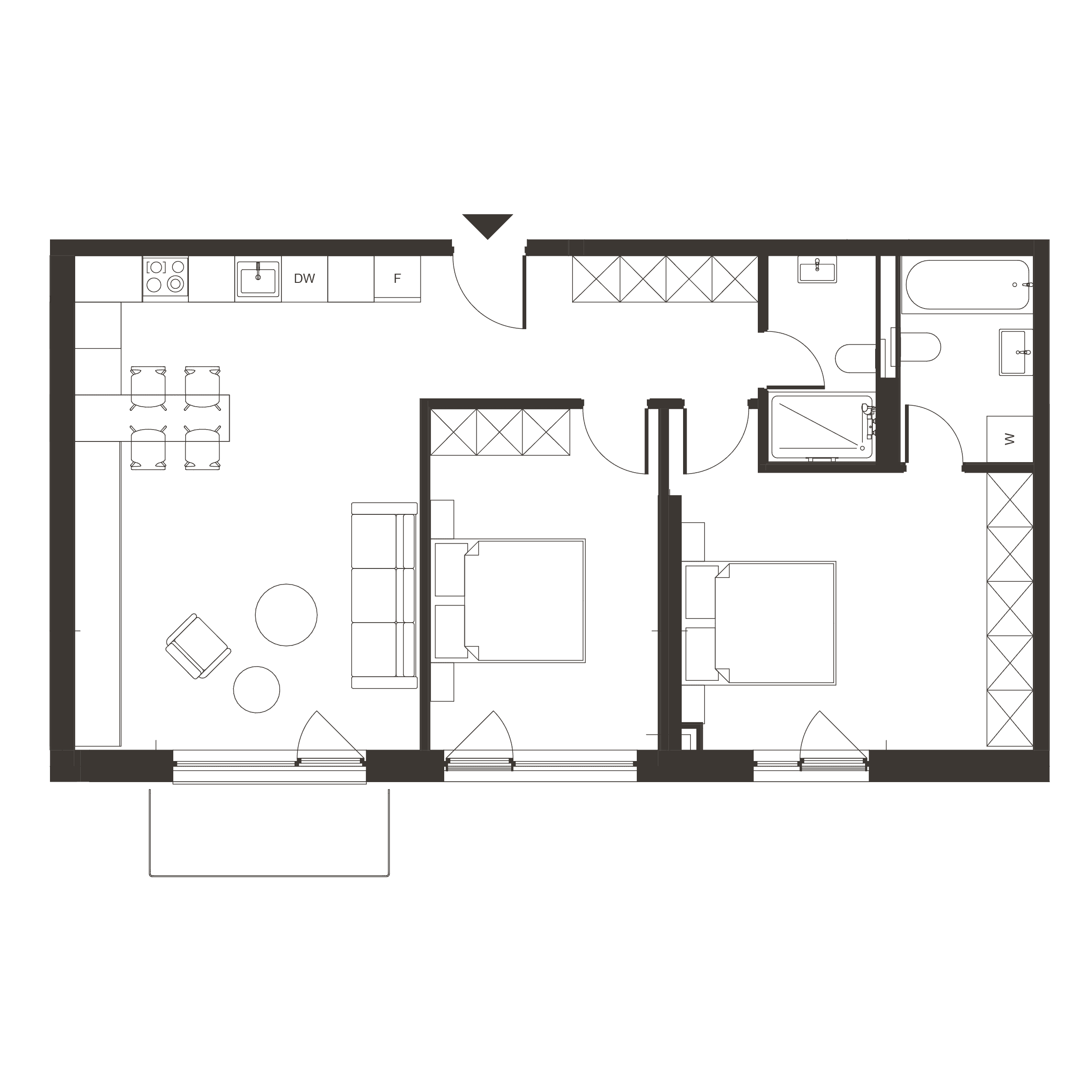 Plan apartament A.25