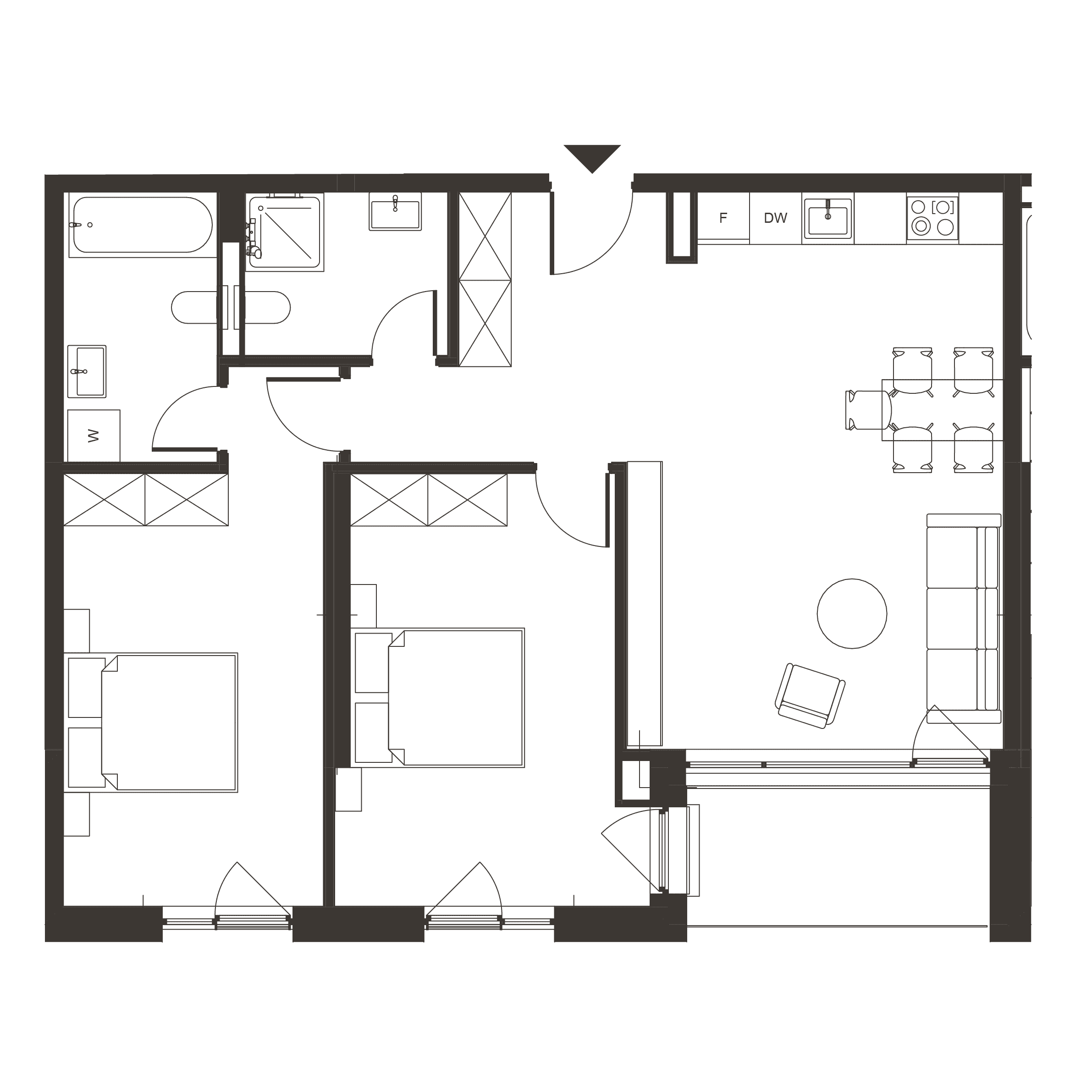 Plan apartament B.78