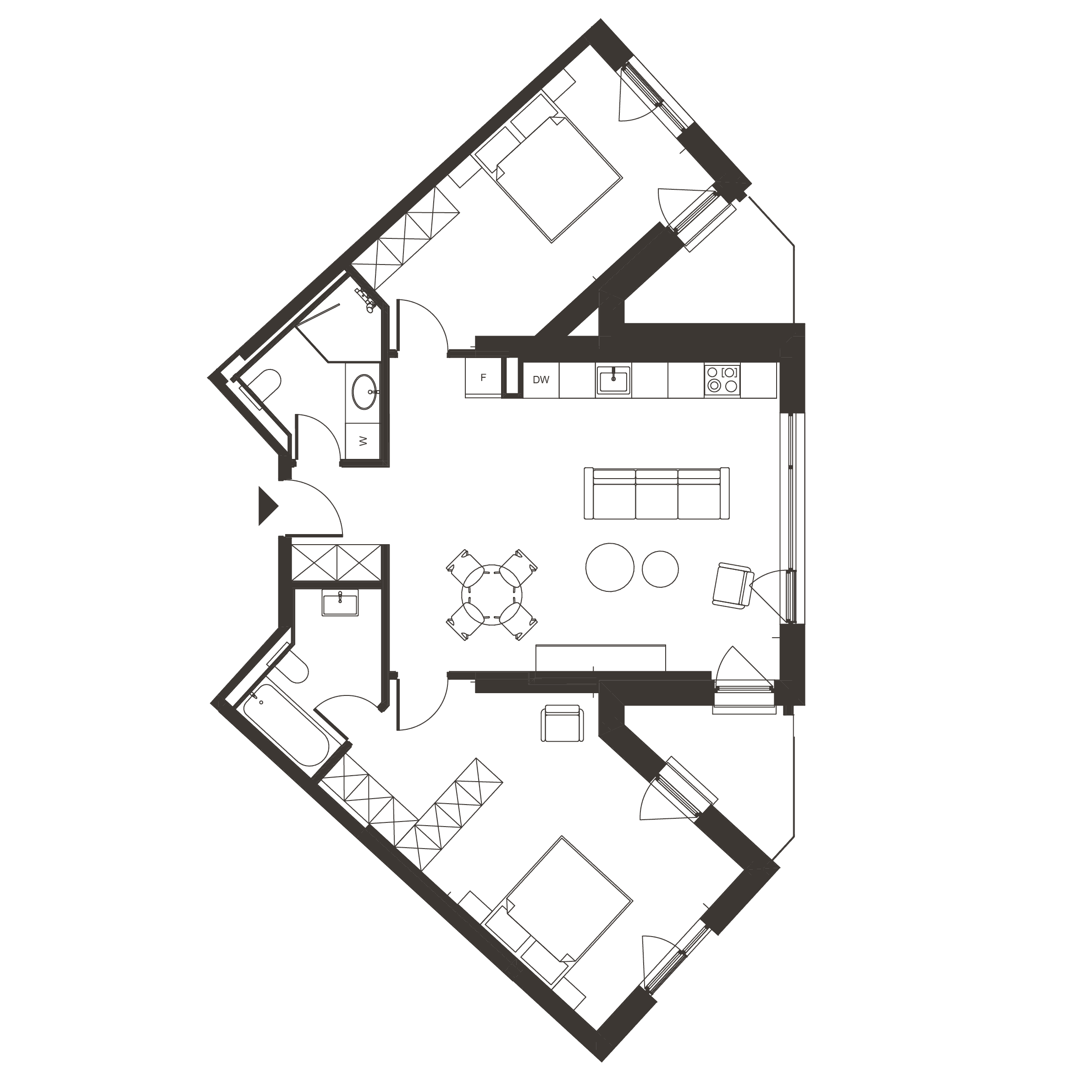 Plan apartament B.79