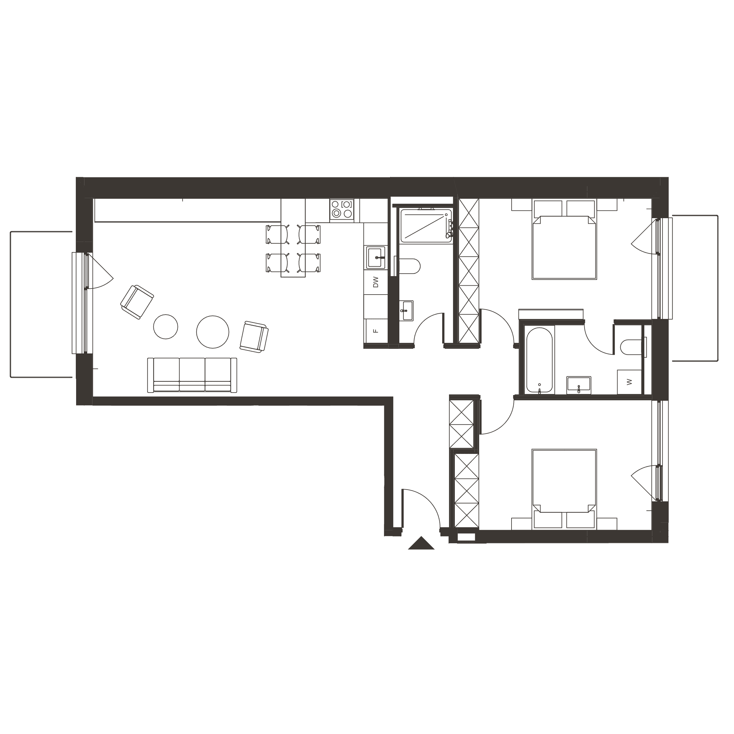 Plan apartament B.83