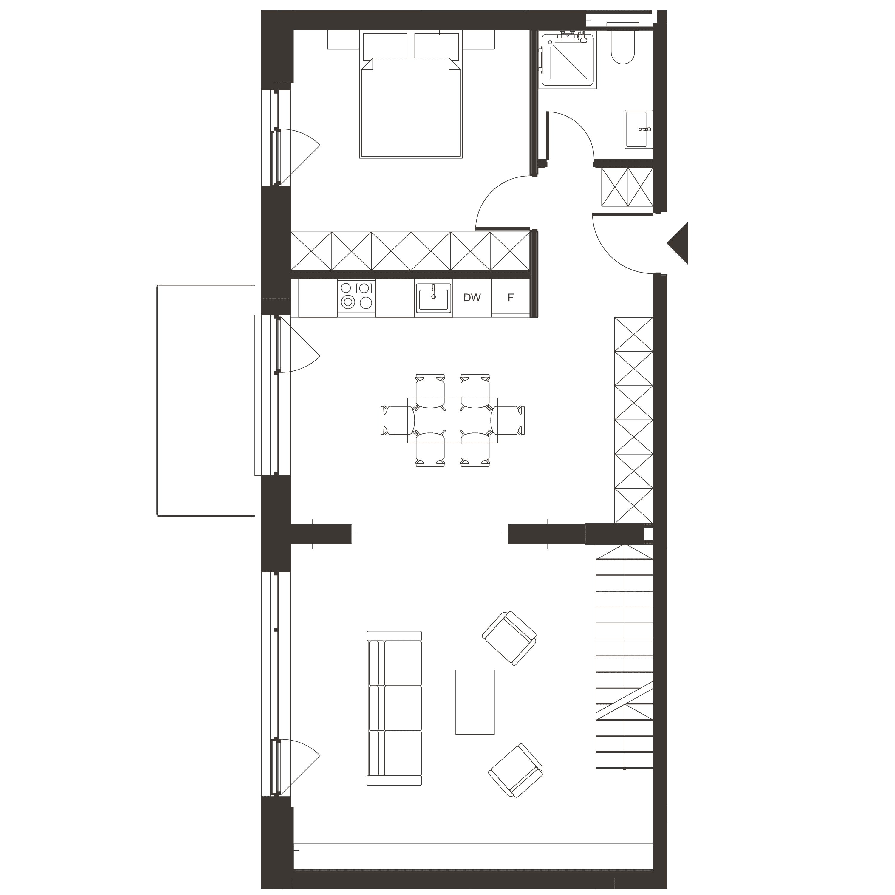 Plan apartament B.136